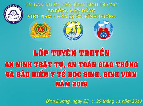 Tuần tuyên truyền Pháp luật: An ninh trật tự, An toàn giao thông và Bảo hiểm y tế học sinh, sinh viên Năm 2019 Tuần tuyên truyền Pháp luật: An ninh trật tự, An toàn giao thông và Bảo hiểm y tế học sinh, sinh viên Năm 2019