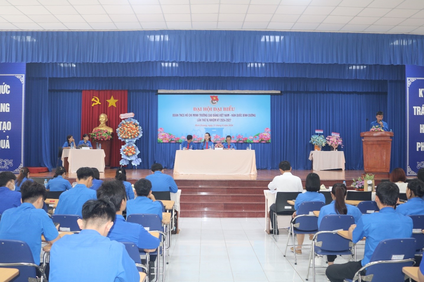 Đại hội đại biểu Đoàn TNCS Hồ Chí Minh trường Cao đẳng Việt Nam - Hàn Quốc Bình Dương lần thứ IV, nhiệm kỳ 2024 – 2027.