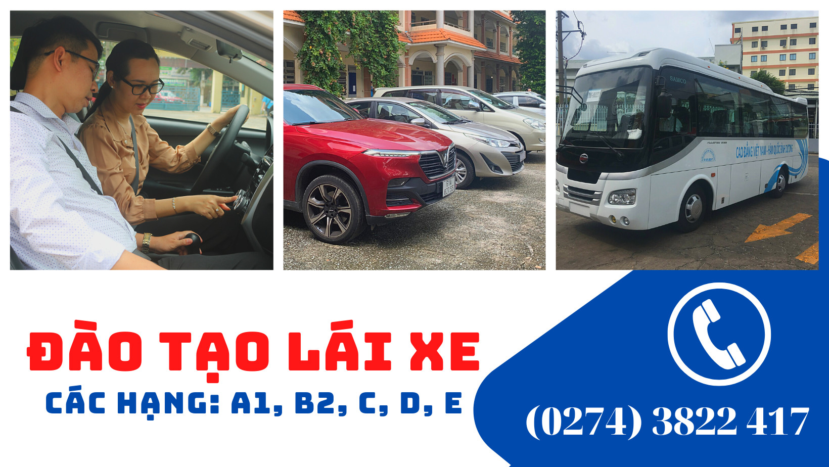 Thông báo tuyển sinh các lớp đào tạo lái xe hạng B1.1, B2, C, nâng hạng C, D và mô tô hạng A1 Thông báo tuyển sinh các lớp đào tạo lái xe hạng B1.1, B2, C, nâng hạng C, D và mô tô hạng A1